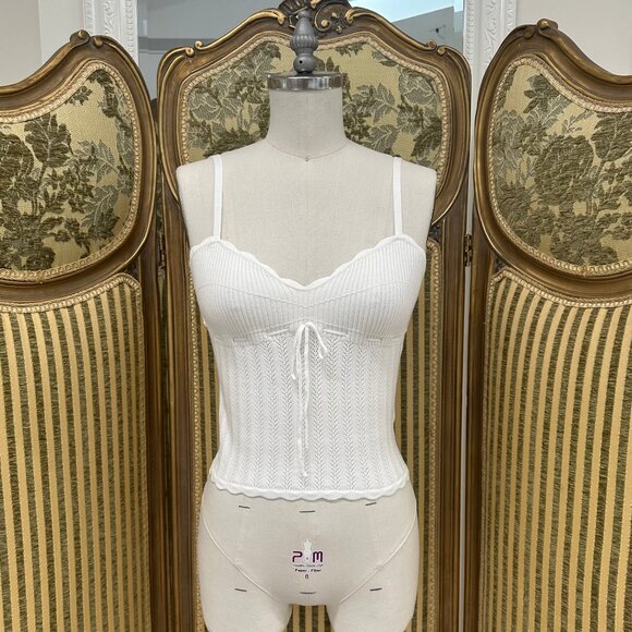 Aritzia Wilfred Soloist Knit Camisole in Light Birch Size Medium - Picture 3 of 8